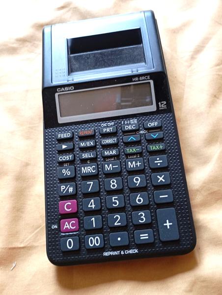 Calculatrice Casio HR-8RCE-BK - FastAnnonces.fr : Les annonces gratuites et rapides